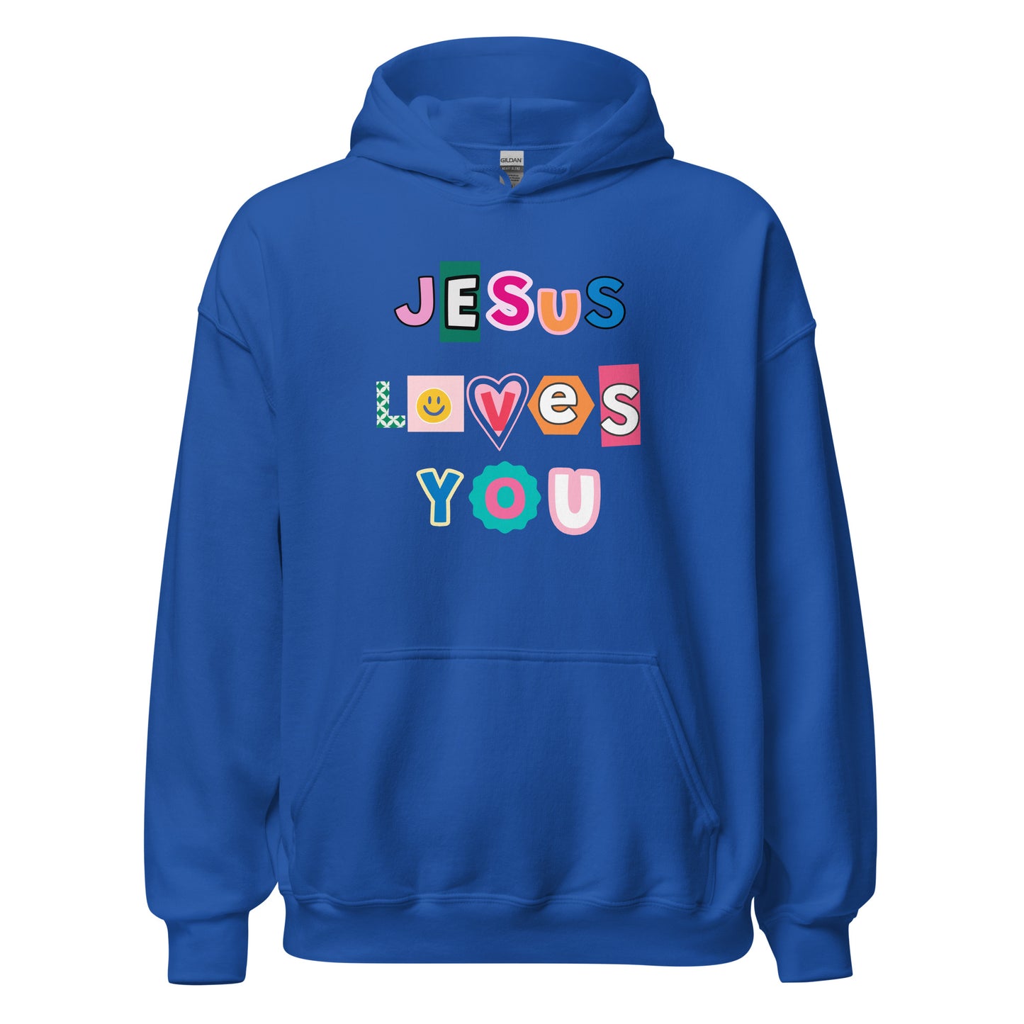 UNISEX HŪDIJS JESUS LOVES YOU