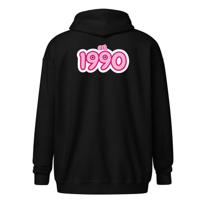 UNISEX HŪDIJS AR RĀVĒJSLĒDZĒJU 1990