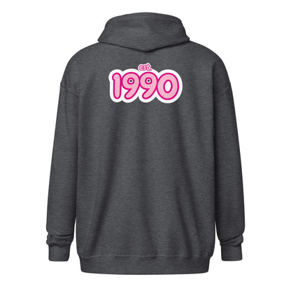 UNISEX HŪDIJS AR RĀVĒJSLĒDZĒJU 1990